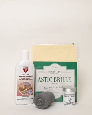 Cleaning kit - Unvarnished brass